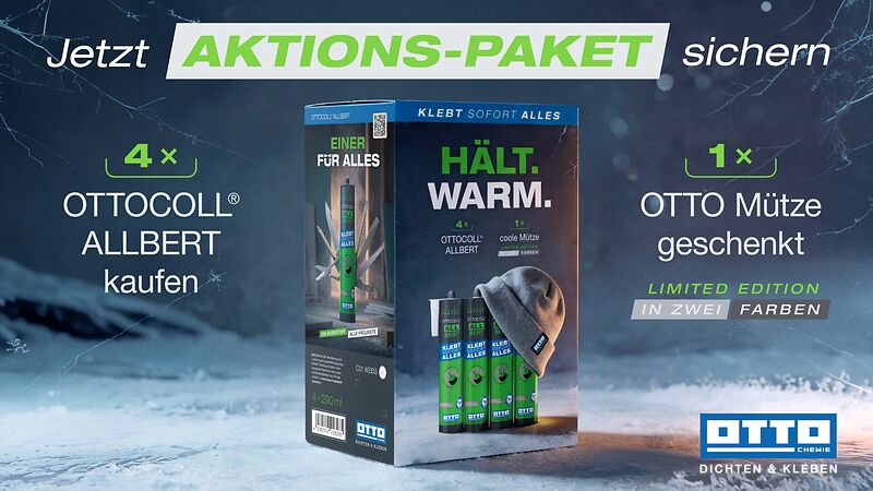 OTTOCOLL® ALLBERT Aktionspaket – 4 Kartuschen kaufen & OTTO Mütze gratis erhalten