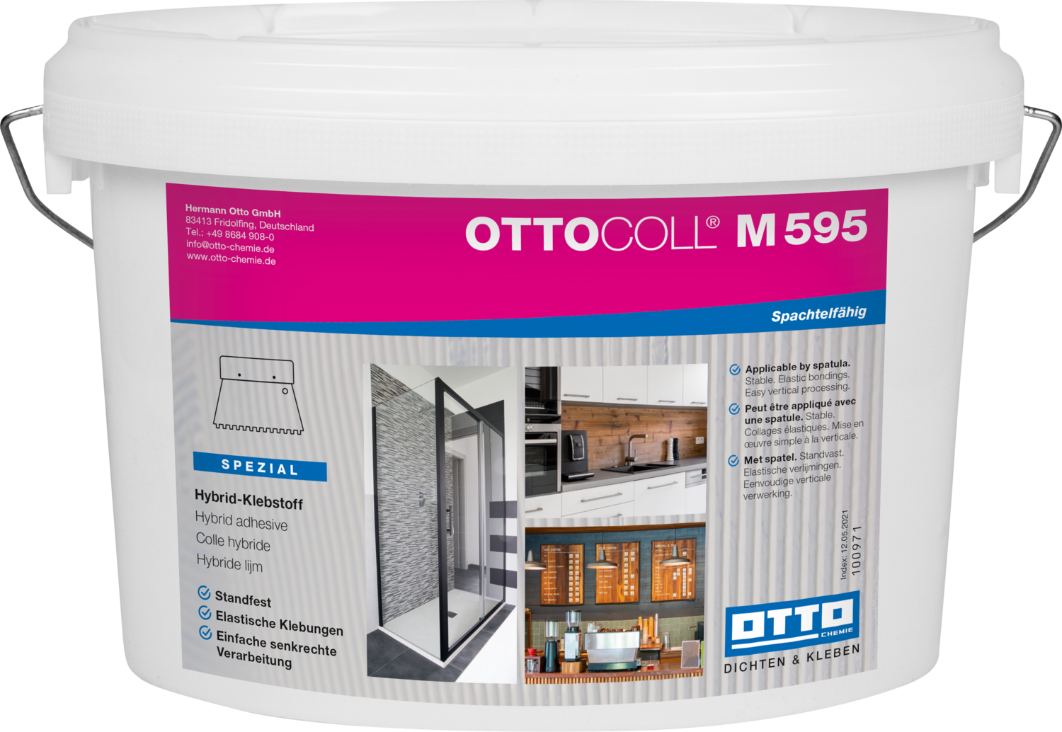OTTOCOLL® M 595 Der Hybrid-Klebstoff für flächige Klebungen