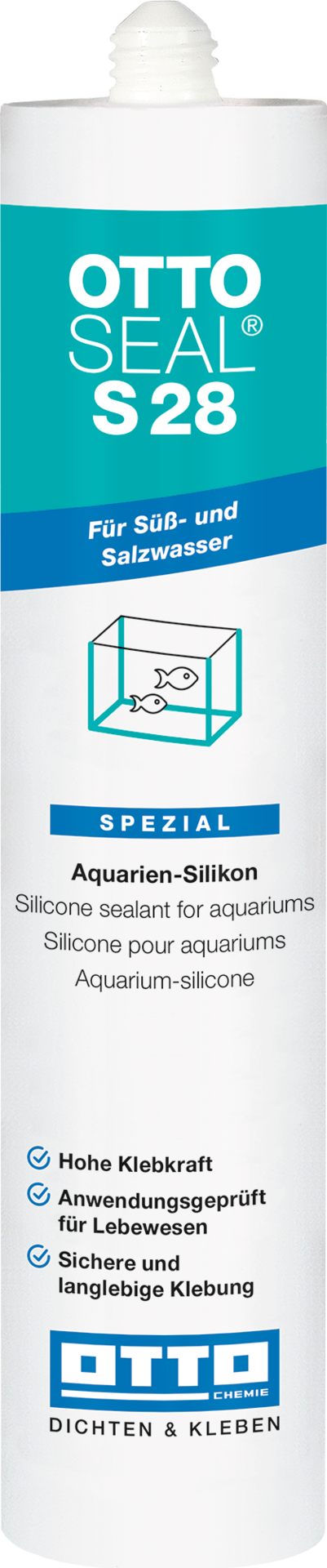 OTTOSEAL® S 28 Das Aquarien- und Glasstein-Silicon 310 ml