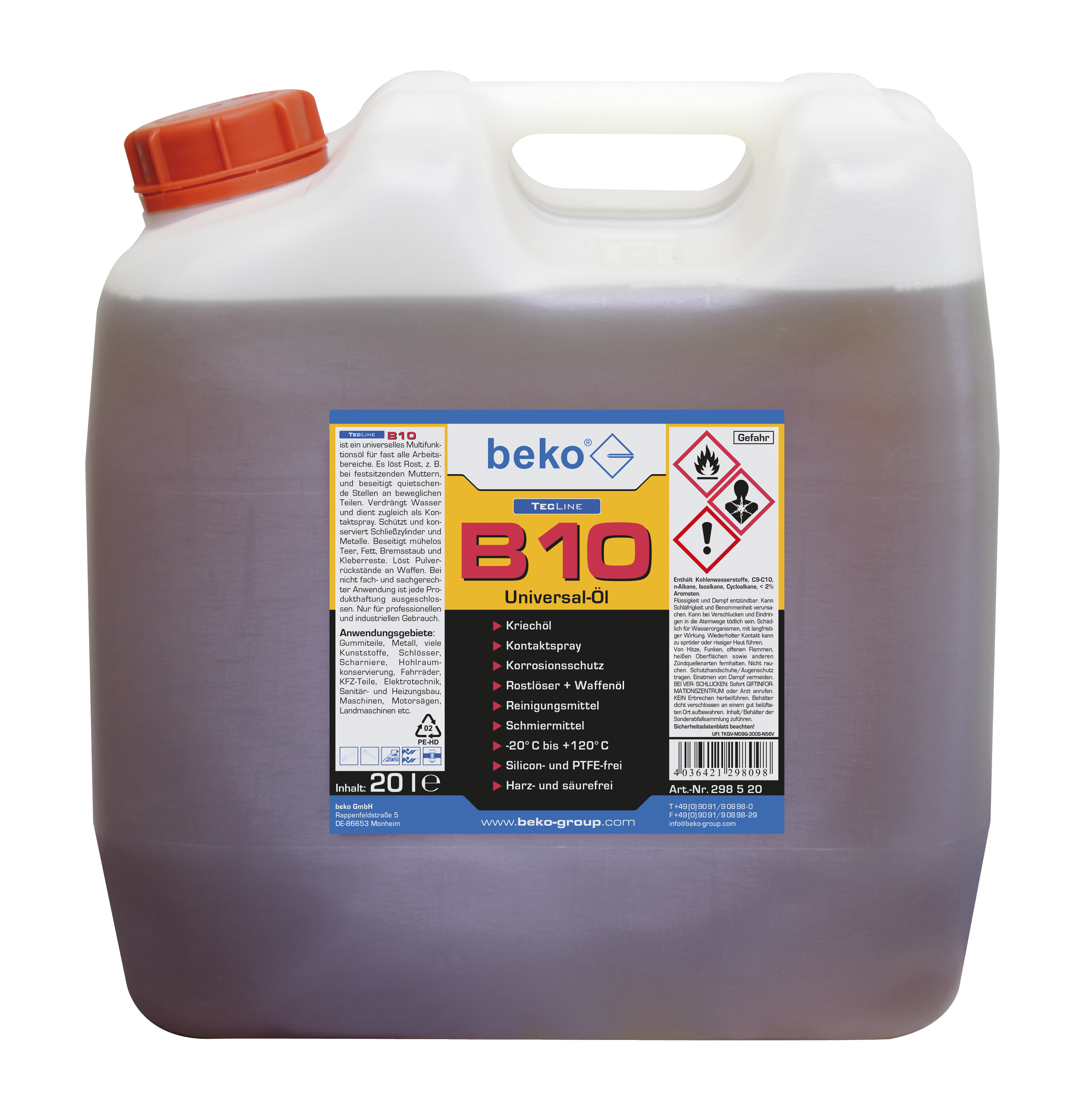 BEKO TecLine B10 Universal-Öl