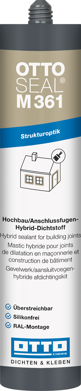 OTTOSEAL® M361 Der STRUKTUR Hybrid-Dichtstoff für Hochbau- und Anschlussfugen 