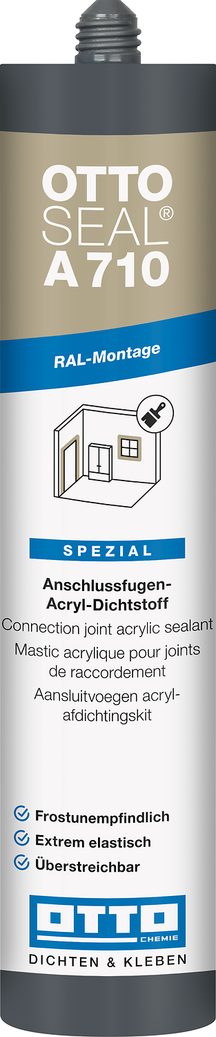 OTTOSEAL® A 710 Der Acryl-Dichtstoff für die RAL-Montage innen