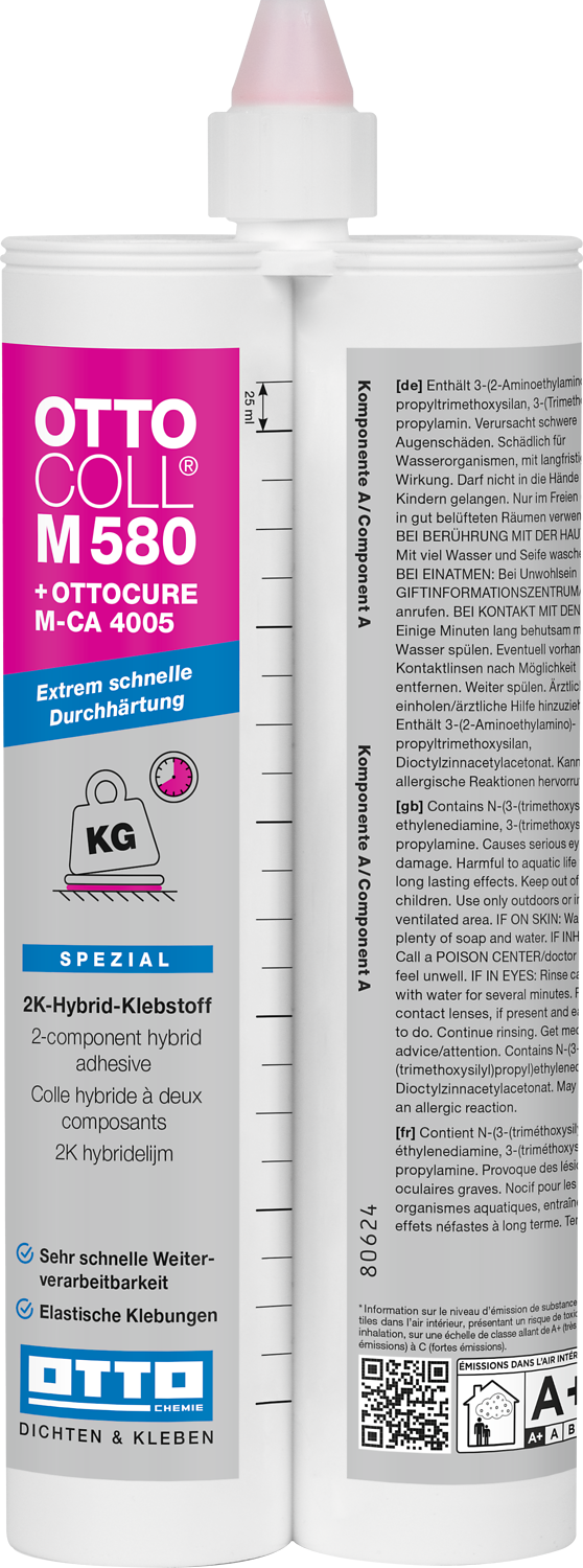 OTTOCOLL® M 580 Der extrem schnelle 2K-Hybrid-Klebstoff